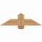 Ekena Millwork Eugene Smooth Timber Gable Bracket, Western Red Cedar, 36"W x 10"H x 5 1/2"D x 5 1/2"F, 7/12 Pitch GBW036X10X0606EUG00SWR - alternate 1